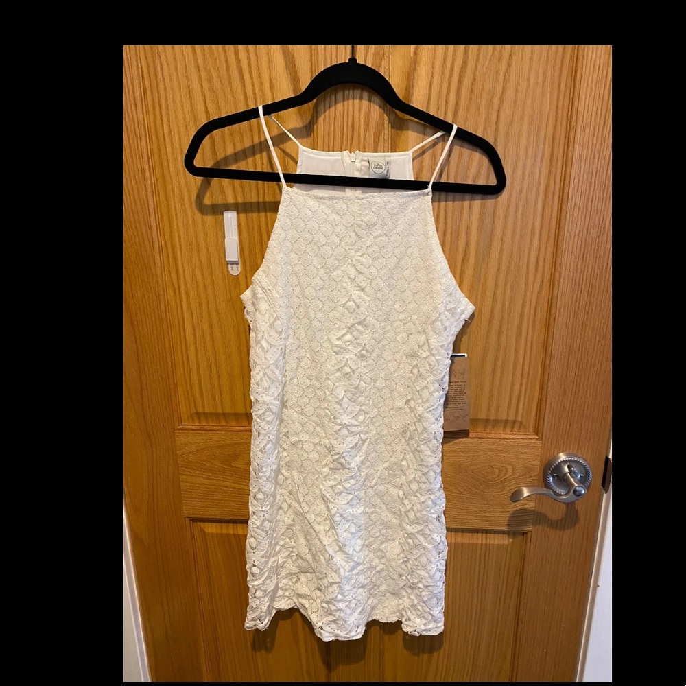 Paper Crane White Lace Dress